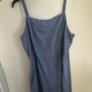 Blue Polka Dot Dress